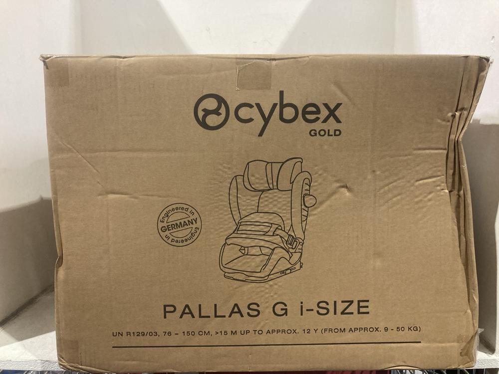 Lot 1251  
            Chesterfield SR44 - Parcel Delivery Only 

                
CYBEX GOLD PALLAS I-SIZE CAR SEAT (LOCATION: C7)
