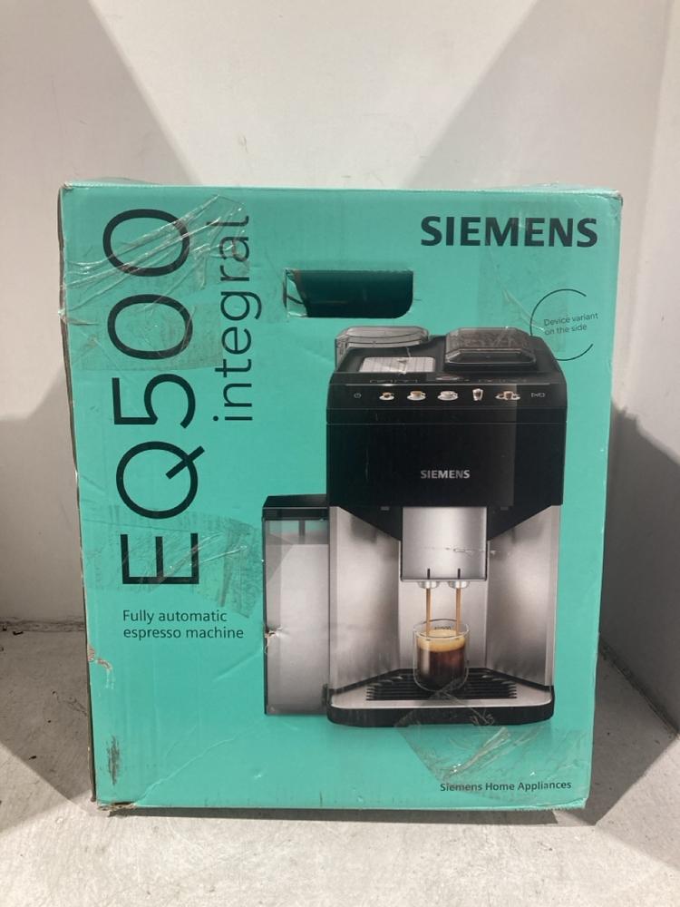 Lot 1254  
            Chesterfield SR44 - Parcel Delivery Only 

                
SIEMENS EQ 500 ESPRESSO MACHINE (LOCATION: C7)