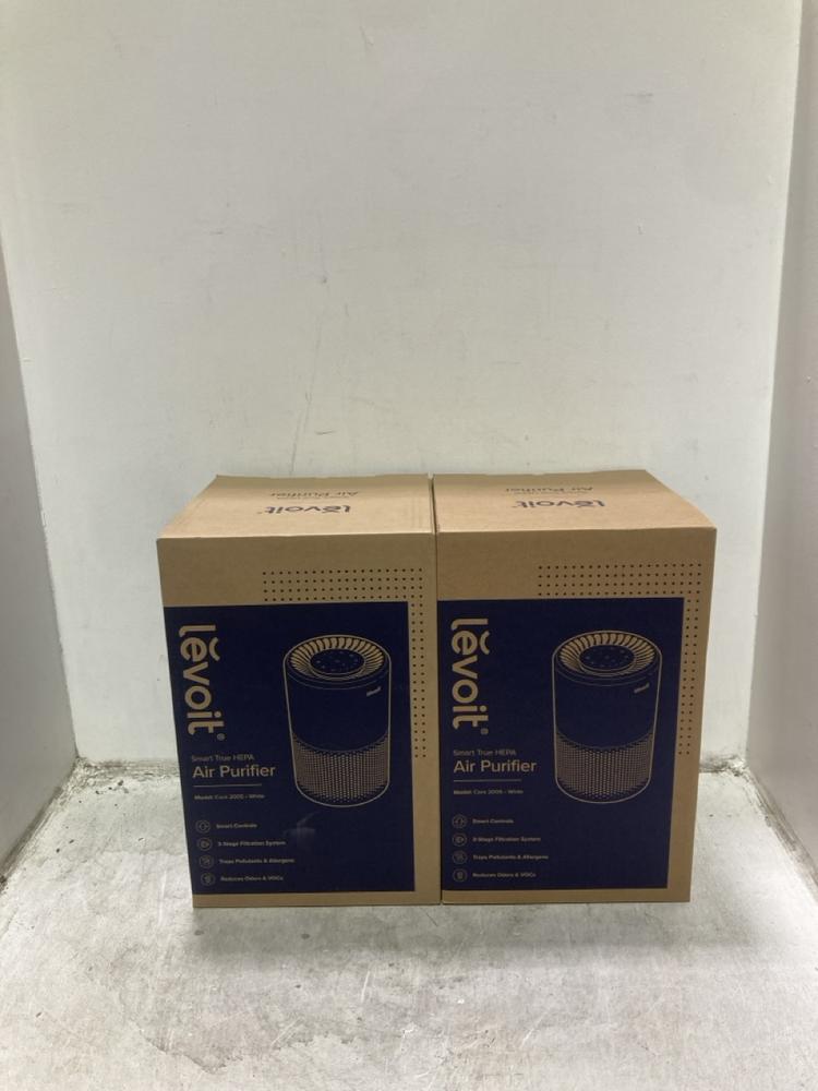 Lot 1261  
            Chesterfield SR44 - Parcel Delivery Only 

                
2 X LEVOIT SMART TRUE HEPA AIR PURIFIER - CORE 200S WHITE (LOCATION: C8)