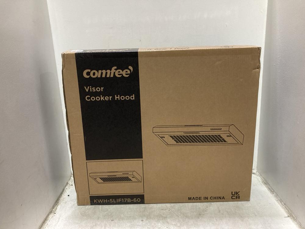 Lot 1293  
            Chesterfield SR44 - Parcel Delivery Only 

                
COMFEE COOKER HOOD MODEL NO - KW - SL12B (LOCATION: C8)