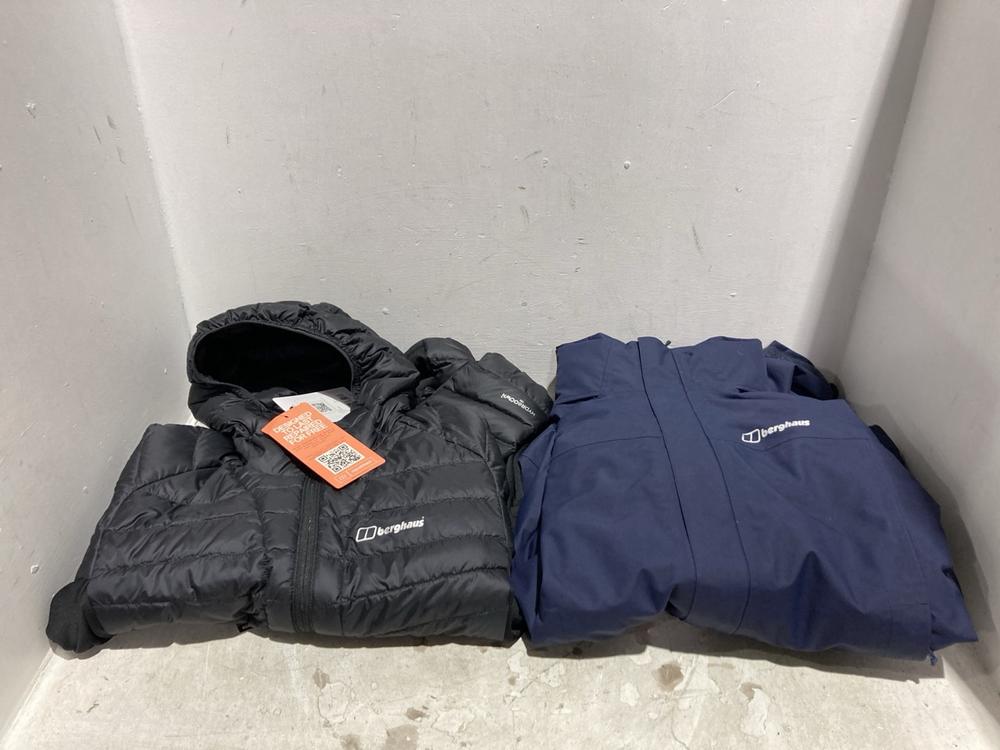 Lot 1300  
            Chesterfield SR44 - Parcel Delivery Only 

                
2 X ASSORTED CLOTHING TO INCLUDE BERGHAUS COAT SIZE 14 (LOCATION: B1)