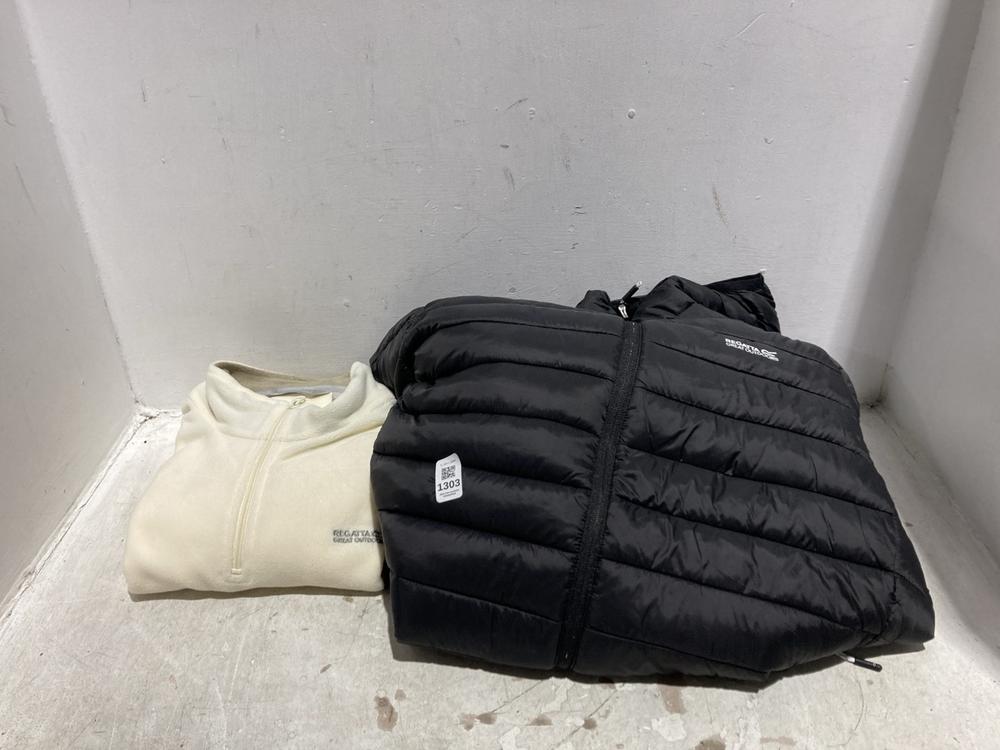 Lot 1303  
            Chesterfield SR44 - Parcel Delivery Only 

                
2 X ASSORTED CLOTHING TO INCLUDE REGATTA COAT SIZE 18 (LOCATION: B1)