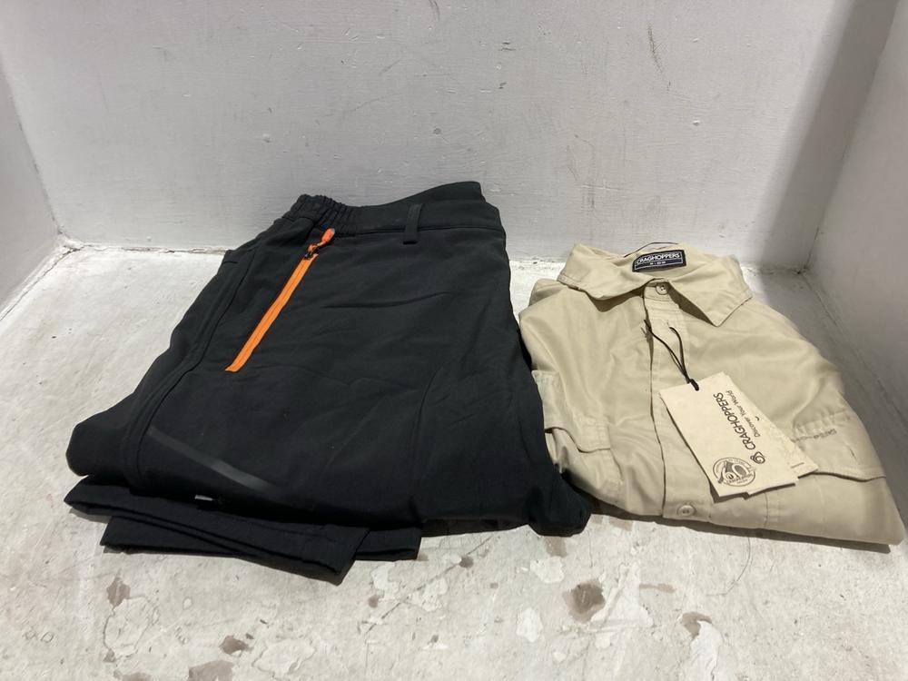 Lot 1312  
            Chesterfield SR44 - Parcel Delivery Only 

                
2 X ASSORTED ITEM TO INCLUDE CRAGHOPPERS SHIRT SIZE MEDIUM (LOCATION: B1)