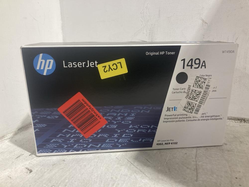 Lot 1328  
            Chesterfield SR44 - Parcel Delivery Only 

                
HP LASERJET HP TONER 149A PRINTER CARTRIDGE (LOCATION: B2)