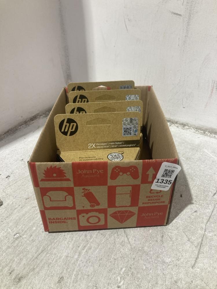 Lot 1335  
            Chesterfield SR44 - Parcel Delivery Only 

                
BOX OF 4 X HP 308E EVEOMORE BLACK INK CARTRIDGE (LOCATION: B2)
