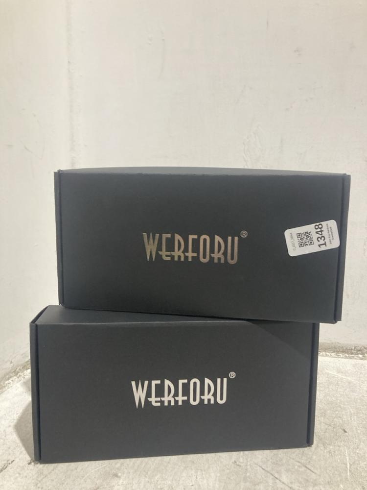 Lot 1348  
            Chesterfield SR44 - Parcel Delivery Only 

                
2 X WERFORU BLACK LEATHER BELT KIT (LOCATION: B2)