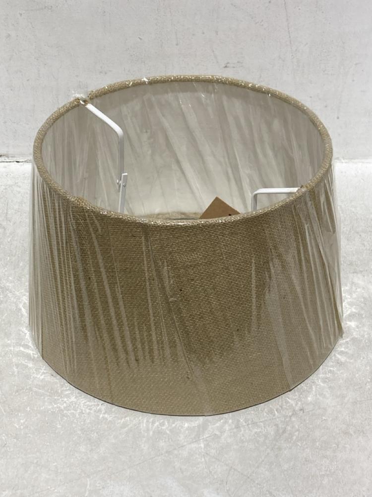 Lot 134  
            Chesterfield SR44 - Parcel Delivery Only 

                
2 X NKUKU SANJA COTTON STRIPE LAMPSHADE - OFF WHITE & GREY - MEDIUM - ITEM NO. SL...