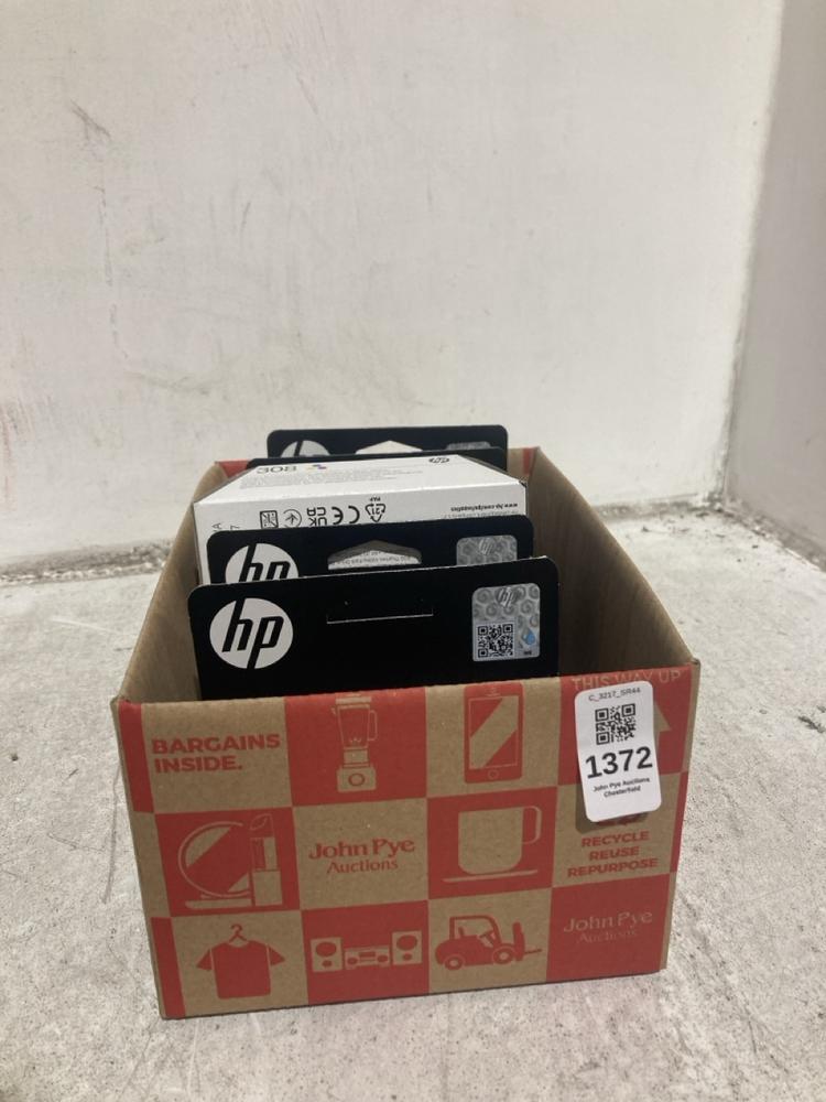Lot 1372  
            Chesterfield SR44 - Parcel Delivery Only 

                
BOX OF 6 X HP 308 PRINTER INK REPLACEMENT CARTRIDGES (LOCATION: B2)