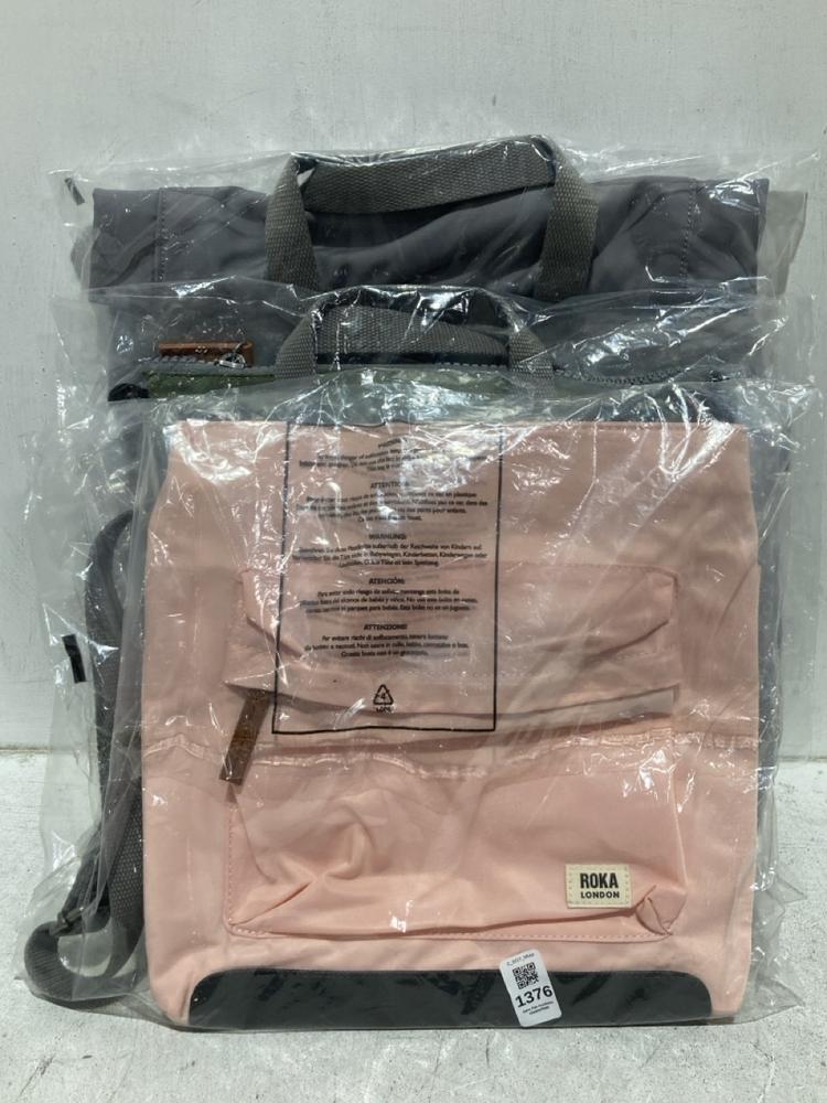 Lot 1376  
            Chesterfield SR44 - Parcel Delivery Only 

                
3 X ASSORTED BAGS TO INCLUDE ROKA LONDON BAG (LOCATION: B2)