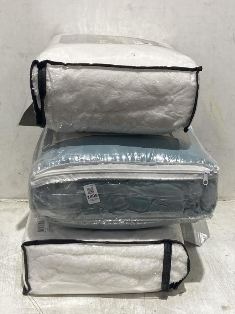 Lot 1408  
            Chesterfield SR44 - Parcel Delivery Only 

                
3 X ASSORTED BEDDING ITEMS TO INCLUDE GAVENO CAVAILIA DUVET COVER SET (LOCATION: B4)