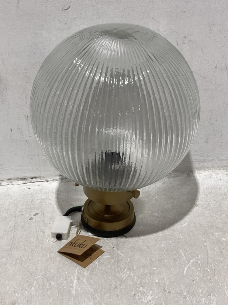 Lot 141  
            Chesterfield SR44 - Parcel Delivery Only 

                
NKUKU KONNIE BATHROOM CEILING LIGHT - CLEAR - ONE SIZE - ITEM NO. KL2601 - ORIGIN...