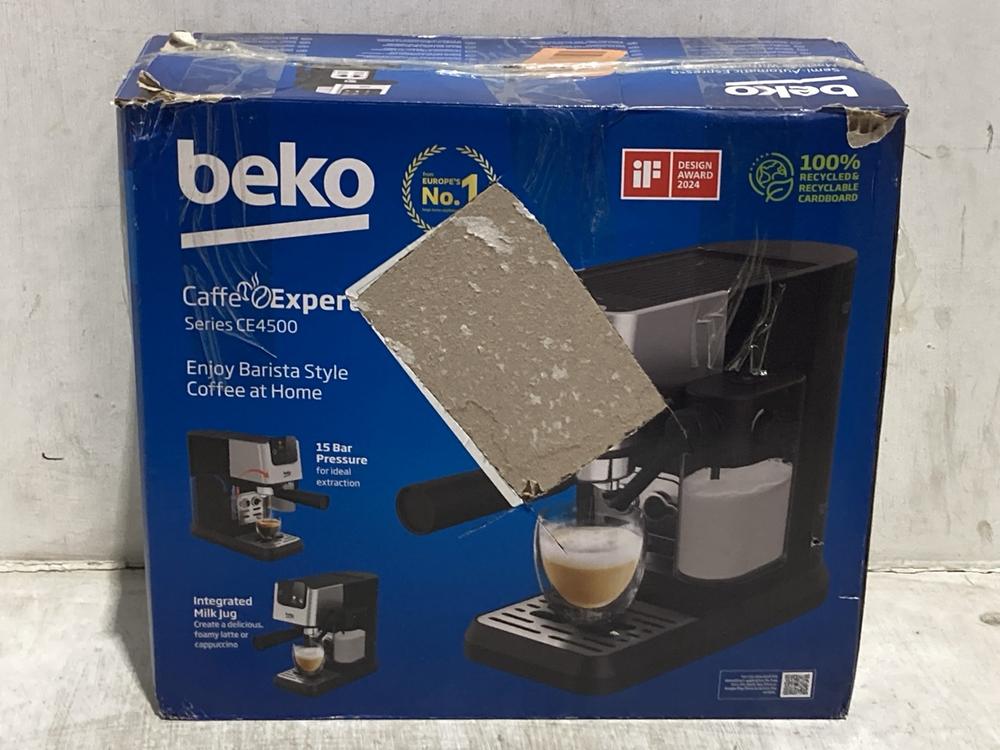 Lot 1429  
            Chesterfield SR44 - Parcel Delivery Only 

                
BEKO CAFEE EXPERT COFFEE MACHINE (LOCATION: B5)