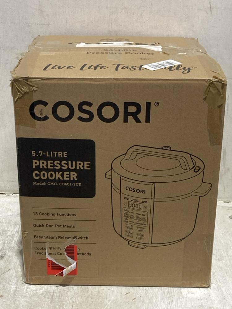 Lot 1436  
            Chesterfield SR44 - Parcel Delivery Only 

                
CORSAIR 5.7L PRESSURE COOKER (LOCATION: B5)