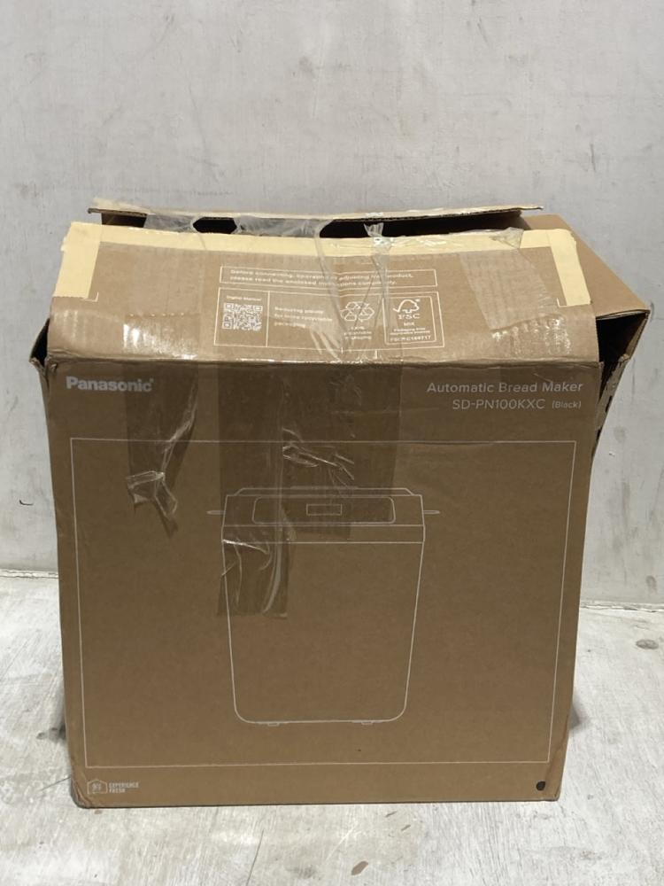 Lot 1437  
            Chesterfield SR44 - Parcel Delivery Only 

                
PANASONIC AUTOMATIC BREAD MAKER (LOCATION: B5)