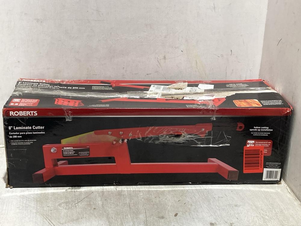 Lot 1440  
            Chesterfield SR44 - Parcel Delivery Only 

                
ROBERTS 8" LAMINATE CUTTER (LOCATION: B5)