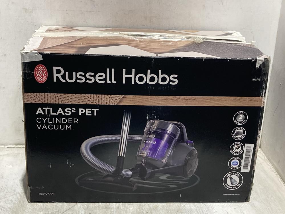 Lot 1445  
            Chesterfield SR44 - Parcel Delivery Only 

                
RUSSELL HOBBS ATLAS PET CYLINDER VACUUM CLEANER (LOCATION: B5)