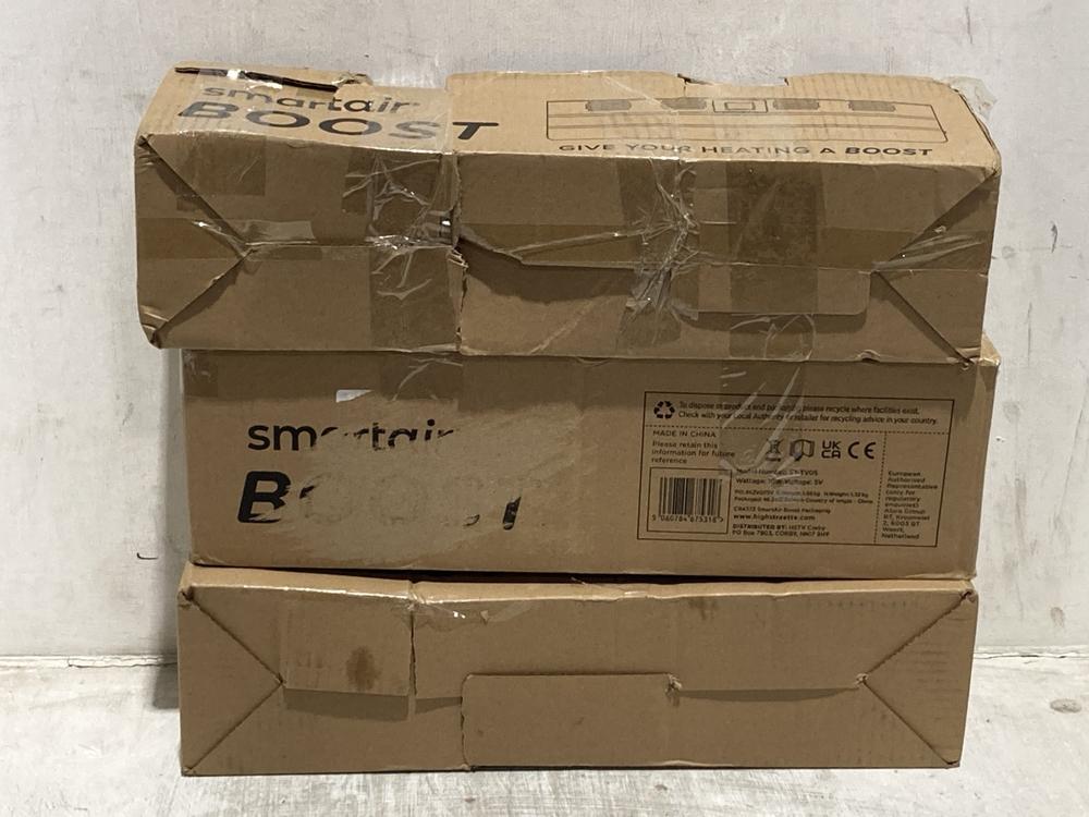 Lot 1447  
            Chesterfield SR44 - Parcel Delivery Only 

                
3 X SMART AIR BOOST RADIATOR FANS (LOCATION: B5)