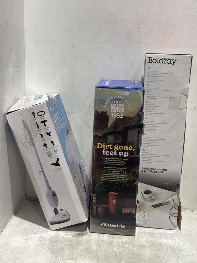 Lot 1452  
            Chesterfield SR44 - Parcel Delivery Only 

                
3 X ASSORTED ITEMS TO INCLUDE ALIVIO 10 IN 1 STEAM MOP (LOCATION: B5)