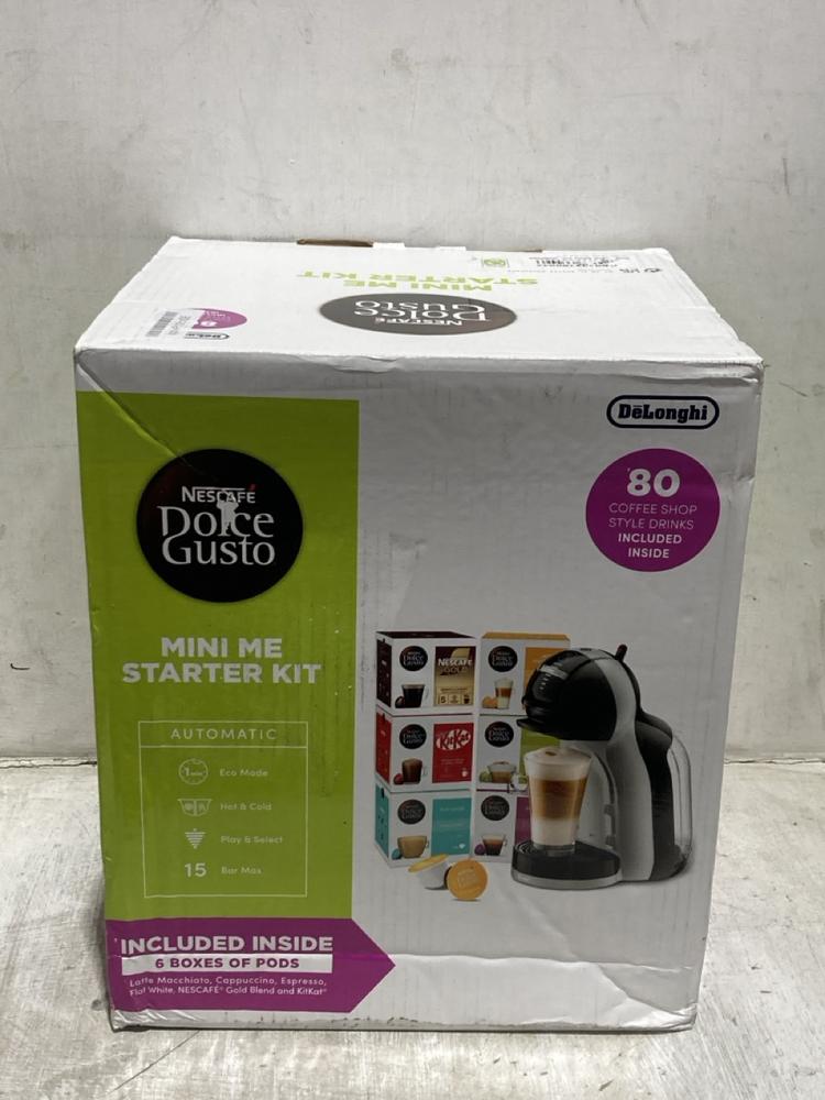 Lot 1454  
            Chesterfield SR44 - Parcel Delivery Only 

                
NESCAFE DOLCE GUSTO COFFEE MACHINE (LOCATION: B5)