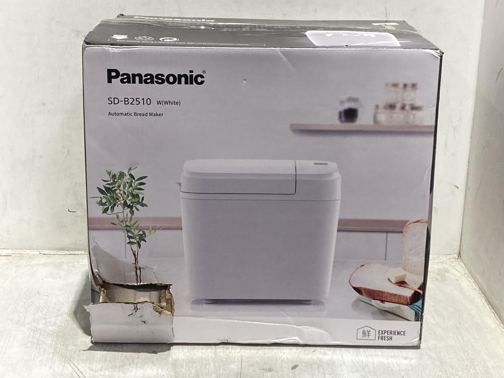 Lot 1458  
            Chesterfield SR44 - Parcel Delivery Only 

                
PANASONIC AUTOMATIC BREAD MAKER (LOCATION: B5)