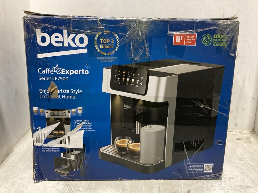 Lot 1467  
            Chesterfield SR44 - Parcel Delivery Only 

                
BEKO COFFEE EXPERT COFFEE MACHINE (LOCATION: B6)