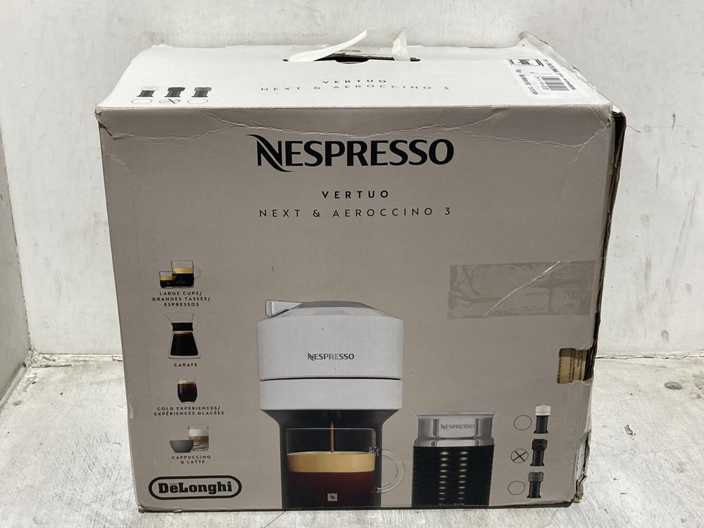 Lot 1473  
            Chesterfield SR44 - Parcel Delivery Only 

                
NESPRESSO VERTUO NEXT COFFEE MACHINE (LOCATION: B6)