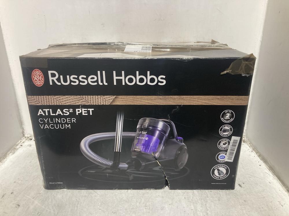 Lot 1494  
            Chesterfield SR44 - Parcel Delivery Only 

                
RUSSELL HOBBS ATLAS PET CYLINDER VACUUM CLEANER (LOCATION: B5)