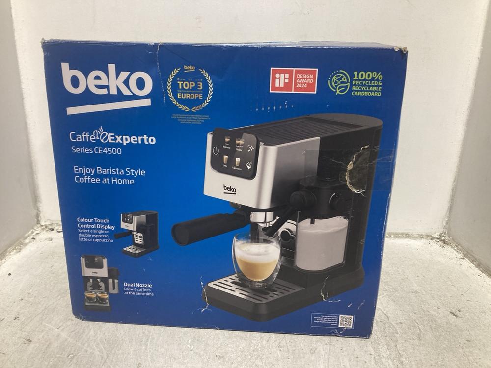 Lot 1496  
            Chesterfield SR44 - Parcel Delivery Only 

                
BEKO COFFEE MACHINE (LOCATION: B7)