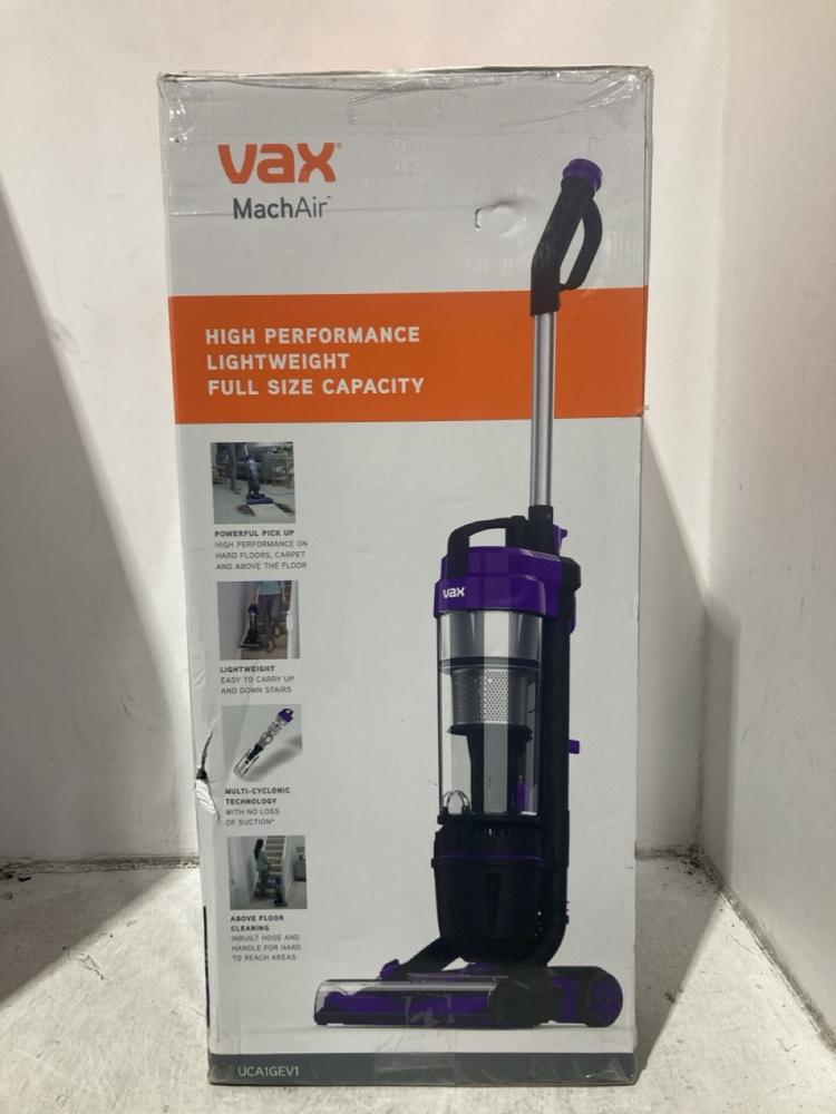 Lot 1501  
            Chesterfield SR44 - Parcel Delivery Only 

                
VAX MACH AIR VACUUM CLEANER (LOCATION: B7)
