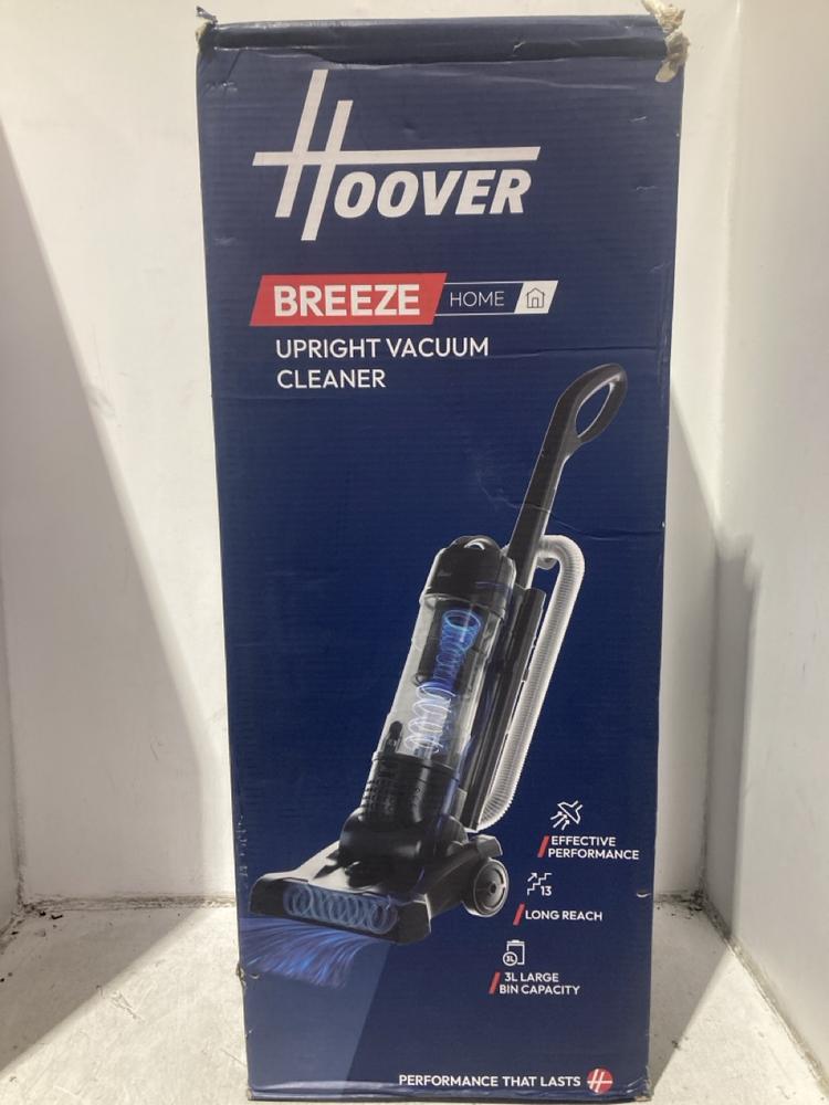 Lot 1504  
            Chesterfield SR44 - Parcel Delivery Only 

                
HOOVER BREEZE UPRIGHT VACUUM CLEANER (LOCATION: B7)