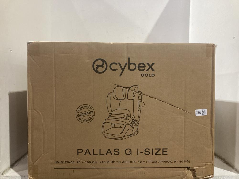 Lot 1514  
            Chesterfield SR44 - Parcel Delivery Only 

                
CYBEX PALLAS G I SIZE CAR SEAT (LOCATION: B7)