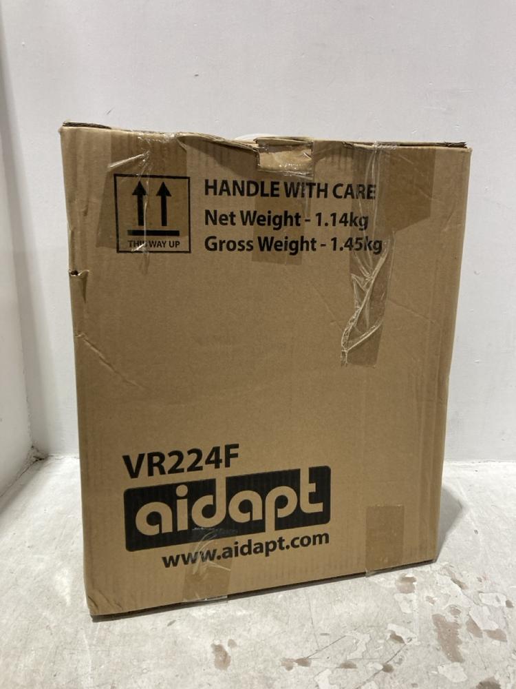 Lot 1515  
            Chesterfield SR44 - Parcel Delivery Only 

                
AIDAPT VR224F VISCOUNT 2" RAISED TOILET SEAT WITH LID (LOCATION: B8)