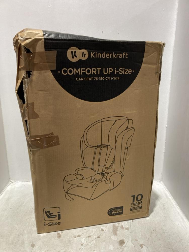 Lot 1519  
            Chesterfield SR44 - Parcel Delivery Only 

                
KINDERKRAFT COMFORT UP I-SIZE CAR SEAT 76-150CM (LOCATION: B8)