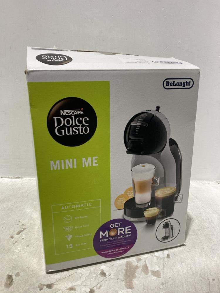 Lot 1520  
            Chesterfield SR44 - Parcel Delivery Only 

                
DELONGHI NESCAFE DOLCE GUSTO MINI ME COFFEE MACHINE (LOCATION: B8)