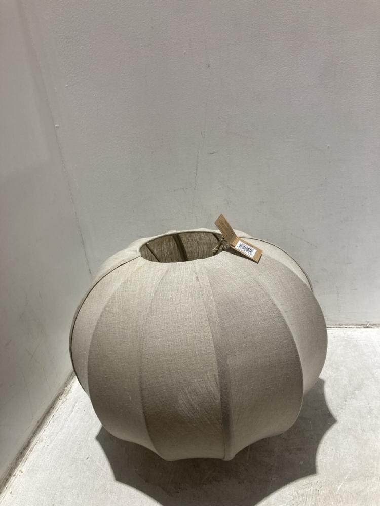 Lot 159  
            Chesterfield SR44 - Parcel Delivery Only 

                
NKUKU ORISA LINEN LAMPSHADE - OFF WHITE - ITEM NO. OL1501 - ORIGINAL RRP £135 (LO...
