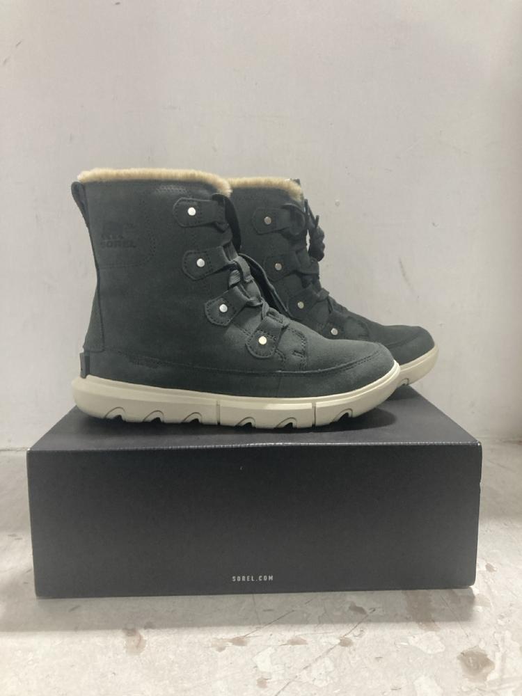 Lot 254  
            Chesterfield SR44 - Parcel Delivery Only 

                
SOREL SNOW ANGEL WATERPROOF BOOTS IN BLACK SIZE 7 (LOCATION: F1)