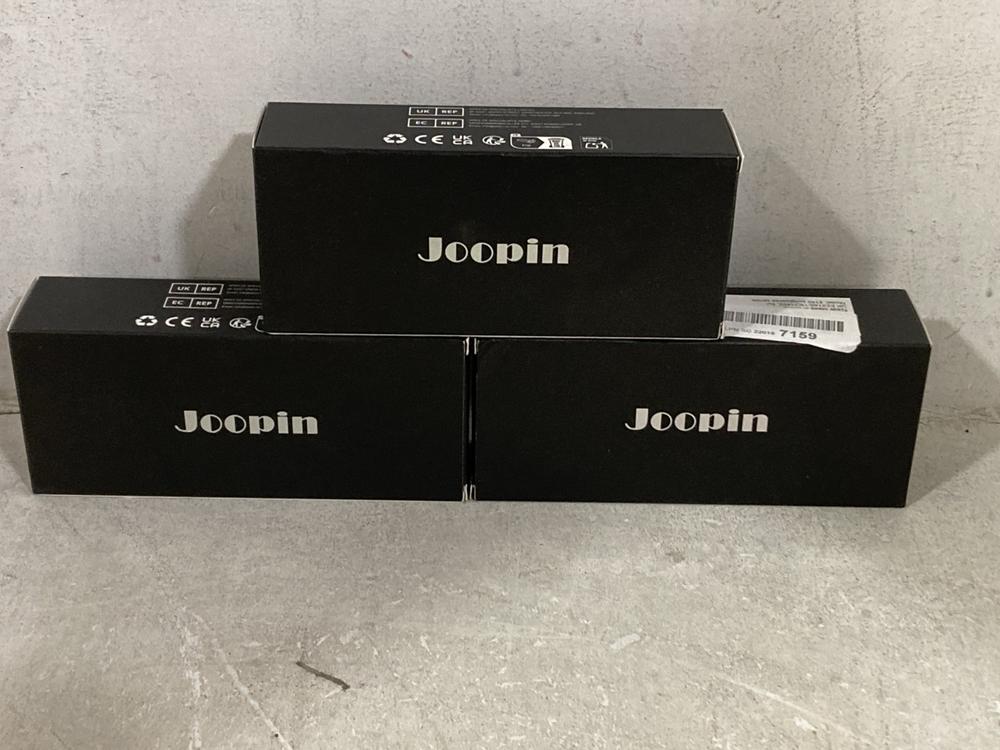 Lot 296  
            Chesterfield SR44 - Parcel Delivery Only 

                
10 X JOOPIN SUNGLASSES IN BLACK ONE SIZE (LOCATION: F2)