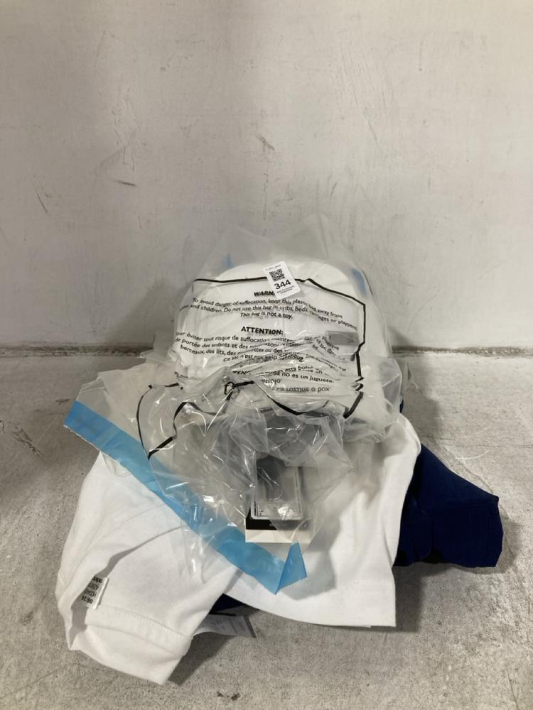 Lot 344  
            Chesterfield SR44 - Parcel Delivery Only 

                
6 X ASSORTED CLOTHING ITEMS TO INCLUDE ADIDAS BASEBALL CAP IN WHITE ONE SIZE FITS...