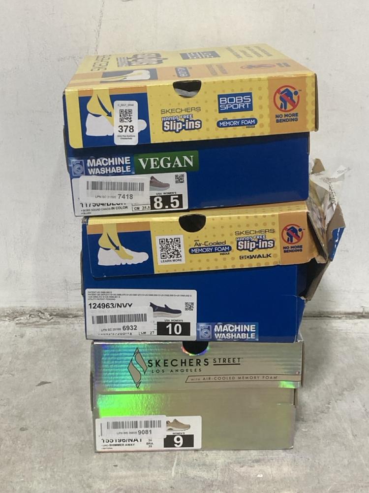 Lot 378  
            Chesterfield SR44 - Parcel Delivery Only 

                
3 X ASSORTED SHOES TO INCLUDE SKECHERS SLIP-INS IN BLUSH SIZE 5.5 (LOCATION: F4)