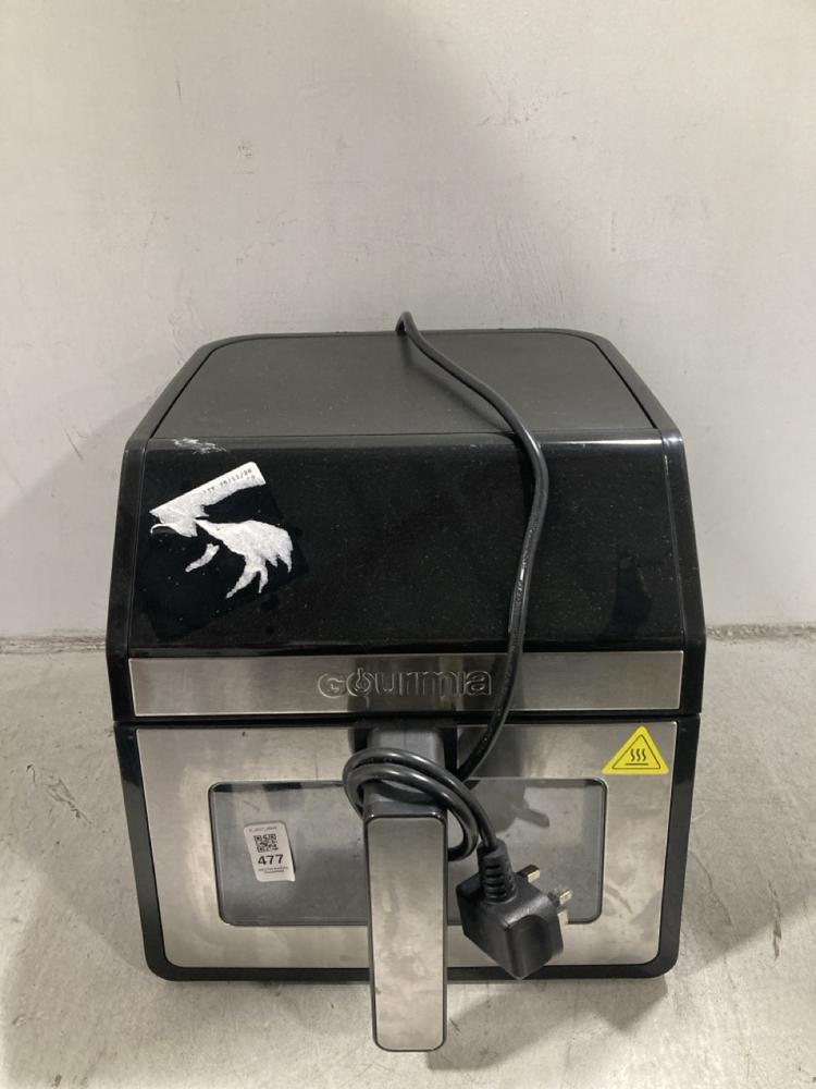 Lot 477  
            Chesterfield SR44 - Parcel Delivery Only 

                
GOURMIA DIGITAL AIR FRYER WINDOW 7.6 LITRE (LOCATION: F8)
