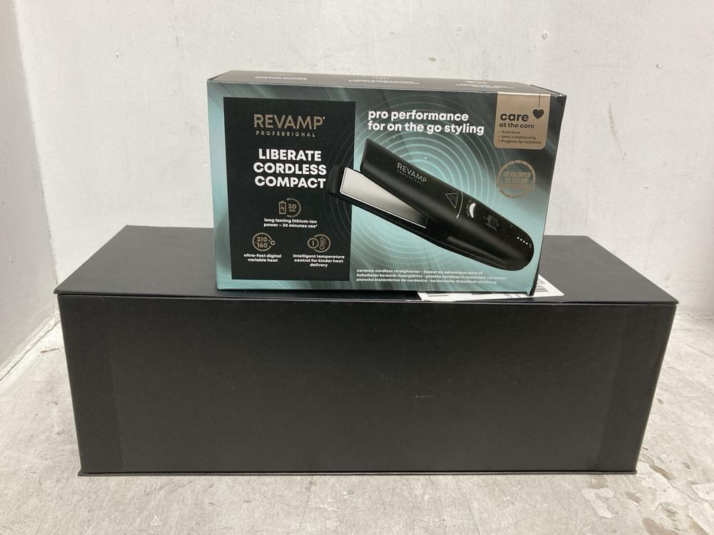 Lot 501  
            Chesterfield SR44 - Parcel Delivery Only 

                
REVAMP PROGLOSS PERFECT BLOW DRY VOLUME TO INCLUDE REVAMP LIBERATE CORDLESS COMPA...