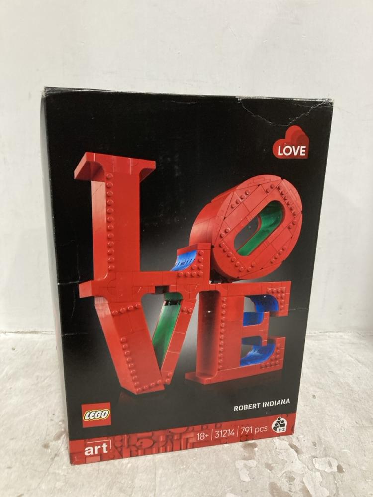 Lot 505  
            Chesterfield SR44 - Parcel Delivery Only 

                
LEGO ROBERT INDIANA LOVE ART 31214 (LOCATION: E1)