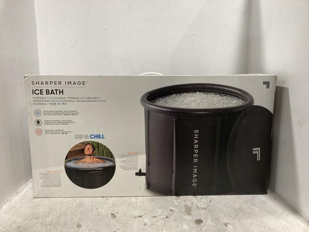 Lot 509  
            Chesterfield SR44 - Parcel Delivery Only 

                
SHARPER IMAGE ICE BATH PORTABLE COLD PLUNGE (LOCATION: E1)