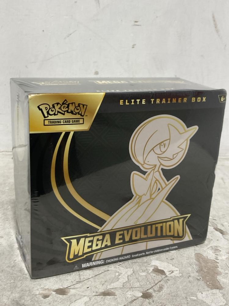 Lot 517  
            Chesterfield SR44 - Parcel Delivery Only 

                
POKEMON ELITE TRAINER BOX MEGA EVOLUTION (LOCATION: E1)