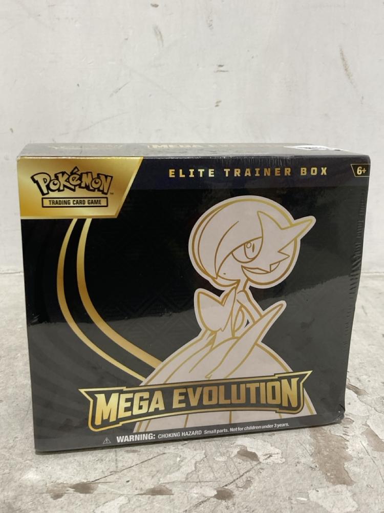 Lot 518  
            Chesterfield SR44 - Parcel Delivery Only 

                
POKEMON ELITE TRAINER BOX MEGA EVOLUTION (LOCATION: E1)