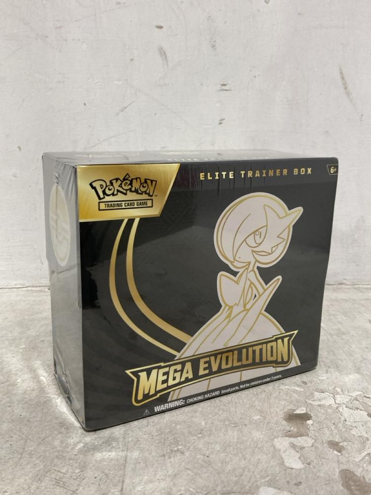 Lot 535  
            Chesterfield SR44 - Parcel Delivery Only 

                
POKEMON ELITE TRAINER BOX MEGA EVOLUTION (LOCATION: E1)