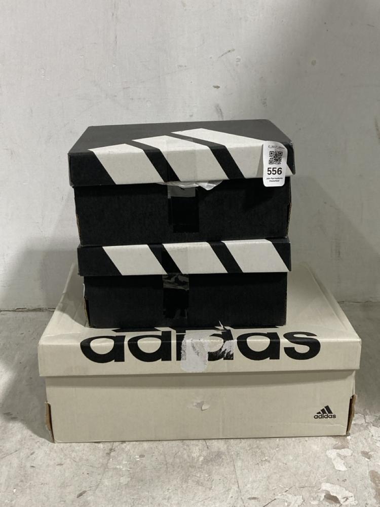 Lot 556  
            Chesterfield SR44 - Parcel Delivery Only 

                
3 X ASSORTED KIDS SHOES TO INCLUDE ADIDAS TENSAUR SPORT 2.0 CF IN BLACK SIZE 5K (...