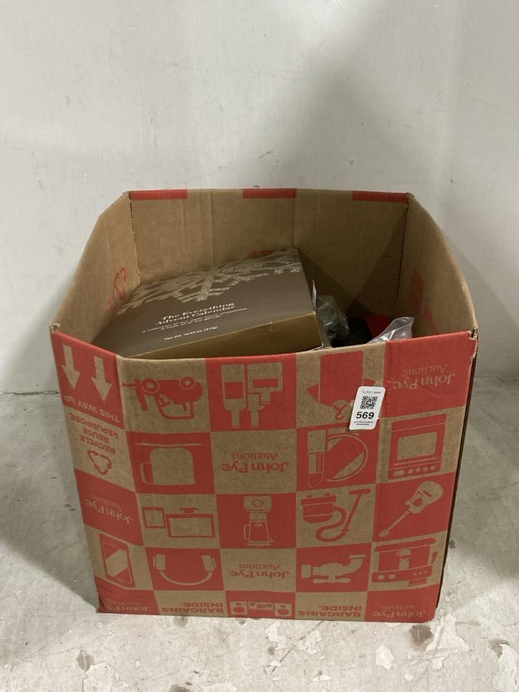 Lot 569  
            Chesterfield SR44 - Parcel Delivery Only 

                
BOX OF ASSORTED ITEMS TO INCLUDE HOTEL CHOCOLATE THE EVERYTHING ADVENT CALENDAR -...