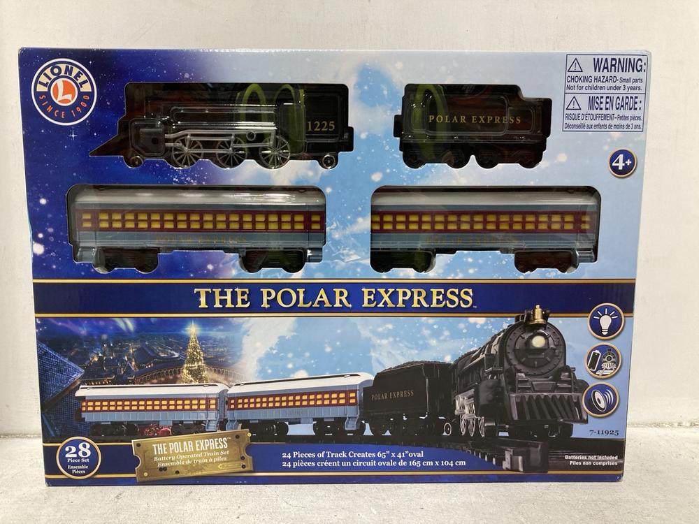 Lot 598  
            Chesterfield SR44 - Parcel Delivery Only 

                
THE POLAR EXPRESS 24 PIECE TRACK SET (LOCATION: E3)