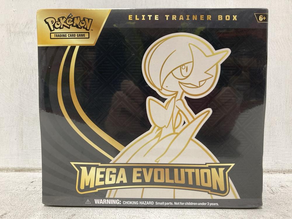 Lot 599  
            Chesterfield SR44 - Parcel Delivery Only 

                
POKEMON MEGA EVOLUTION ELITE BOX (LOCATION: E3)